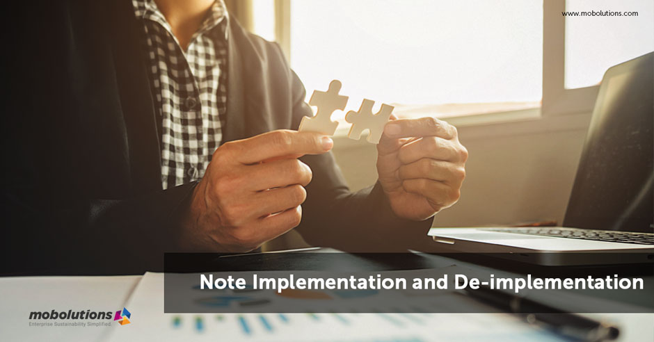 Note Implementation and De-implementation